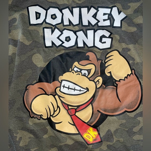 Donkey kong long sleeved shirt men’s medium almost new - Picture 3 of 3